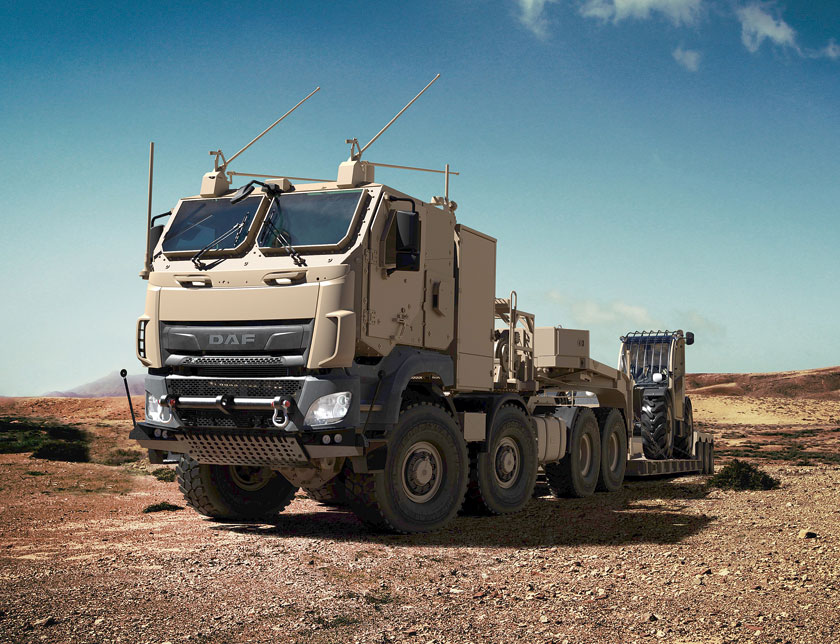 Военные грузовики DAF CF