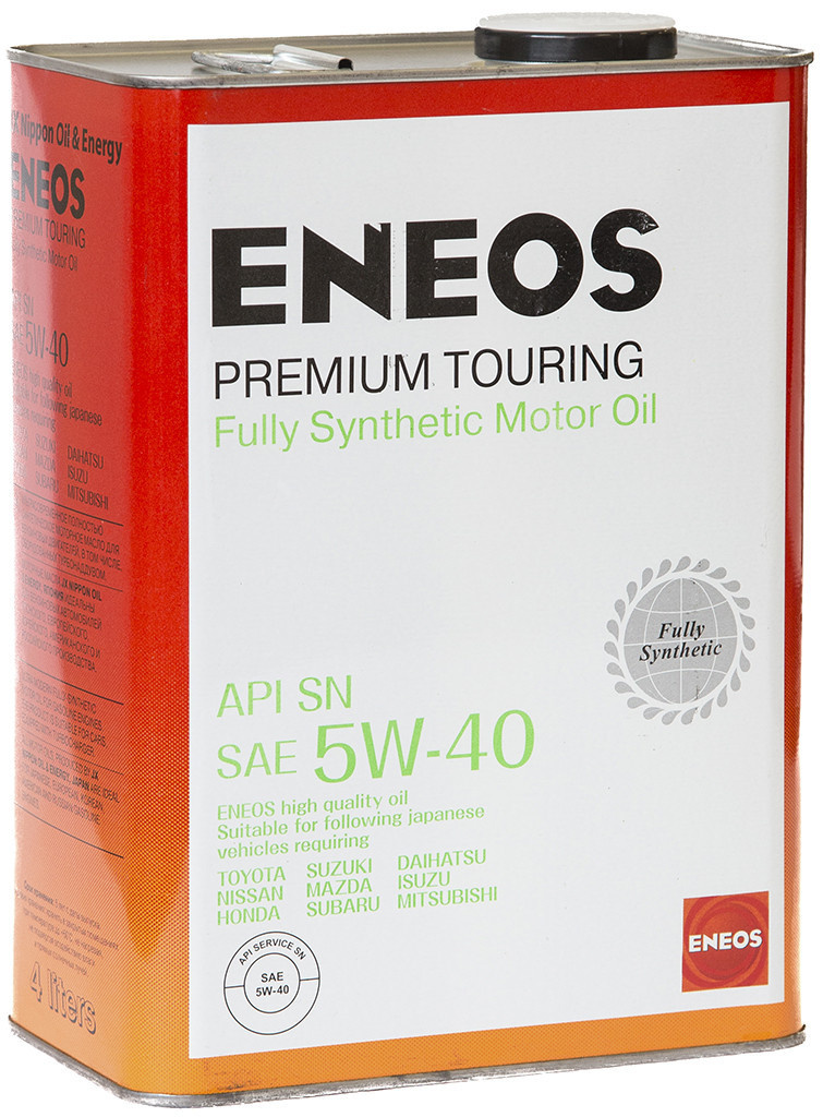 Всесезонное японское моторное масло ENEOS 5W-40