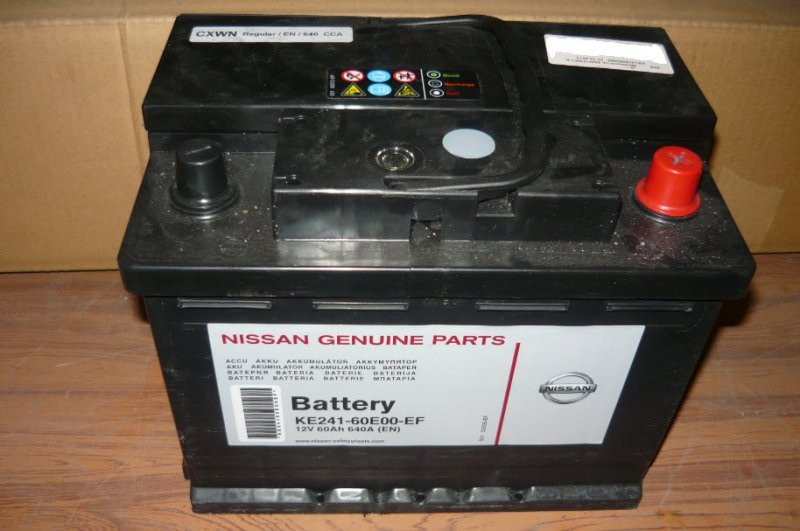 Замена аккумулятора Nissan Qashqai