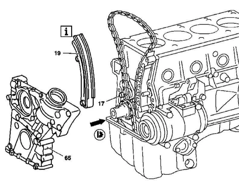 Замена цепи ГРМ Мерседес w201