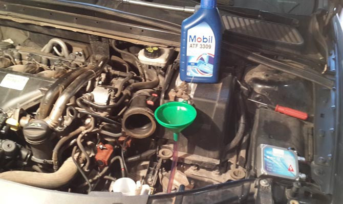 Замена масла в АКПП Ford Mondeo IV