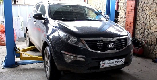 Замена переднего ступичного подшипника KIA Sportage