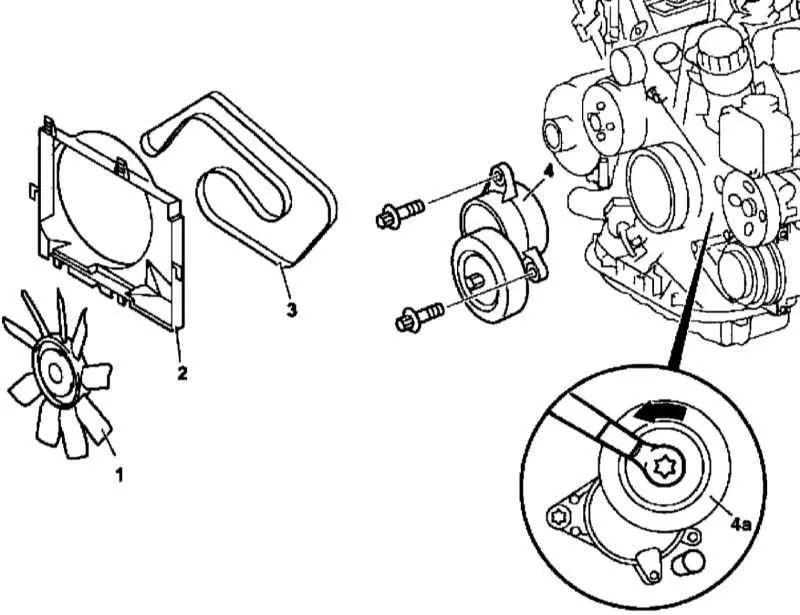 Замена ремня генератора на Мерседес M-Class I