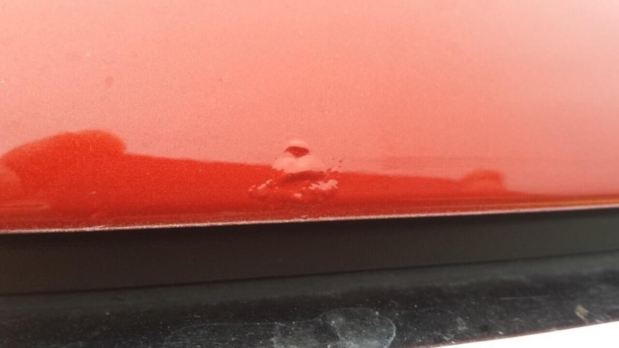 Почему вздулась краска на машине после покраски?