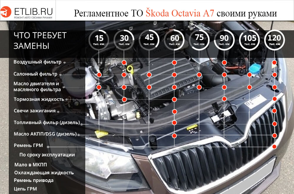 Propisi o održavanju Škoda Octavia A7