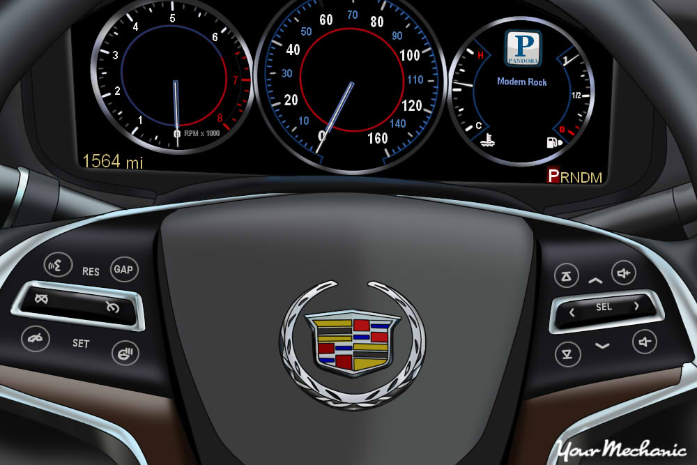 Какво представлява мониторът за живот на маслото на Cadillac и светлинните индикатори за обслужване
