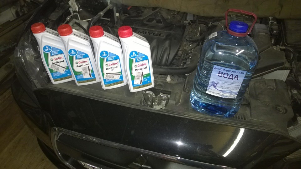 How to add car coolant