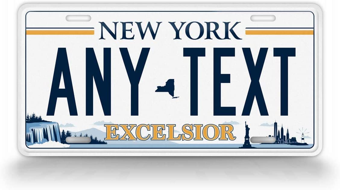 Como comprar uma placa personalizada de Nova York