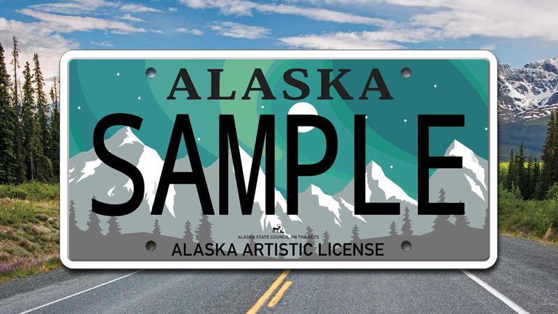 Carane tuku piring lisensi pribadi ing Alaska