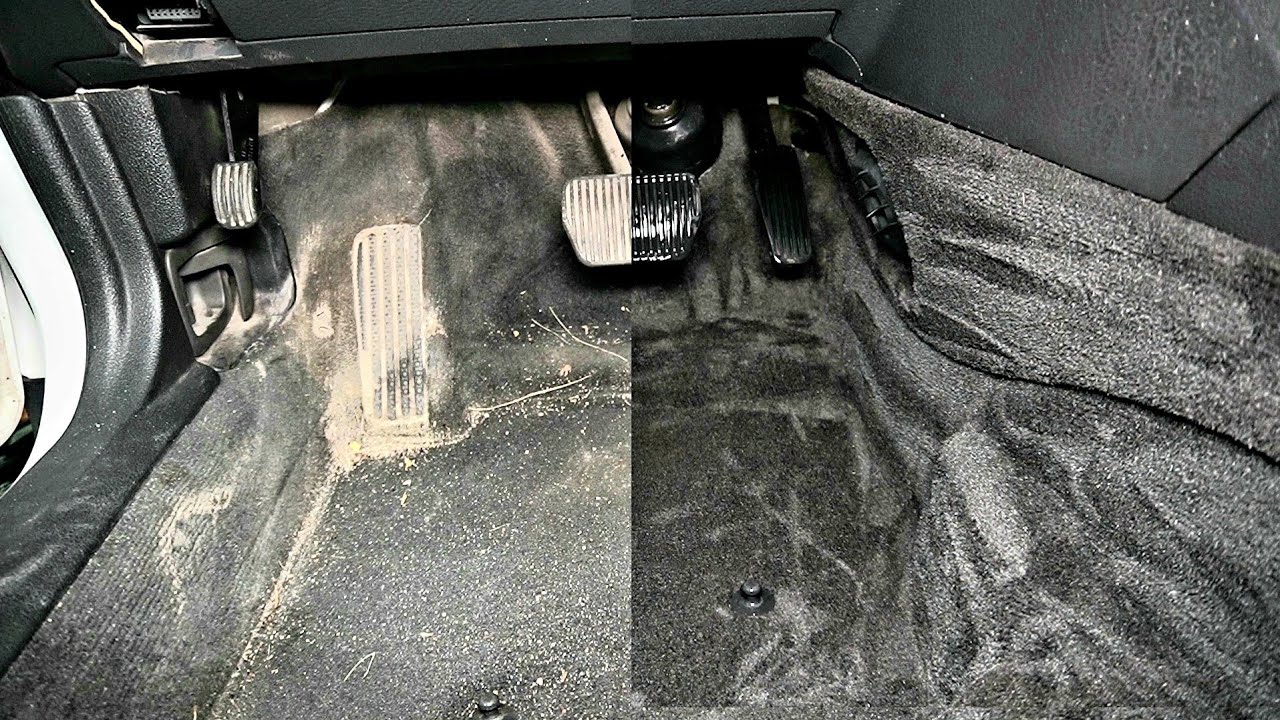 Как очистить автомобильный ковер от грязи