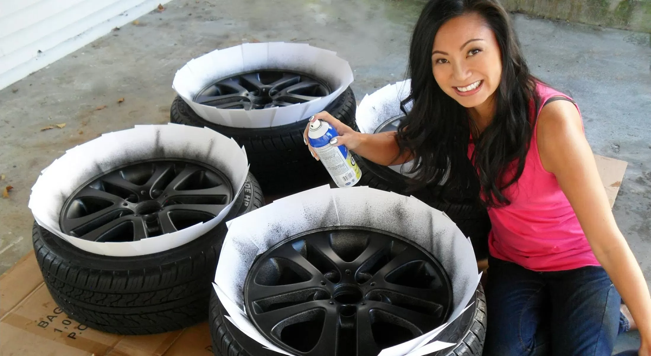 How To Paint Your Car Wheels Black