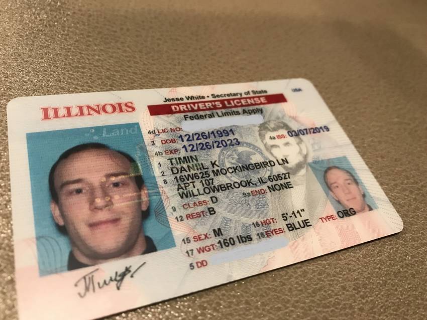 Carane njaluk lisensi driver Illinois