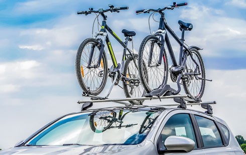 自行车架：在屋顶或后面 - 随身携带自行车！