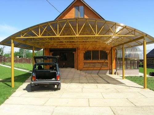 Carports - possibilities of use, types, advantages