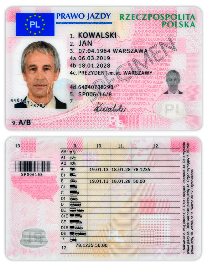 克拉科夫的駕駛執照