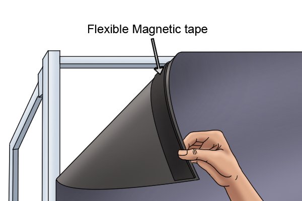 Unsa ang flexible magnetic tape?