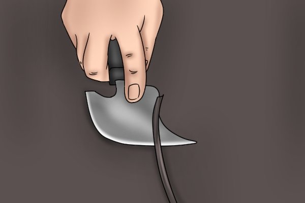 Что такое свинцовый нож с серповидным лезвием?