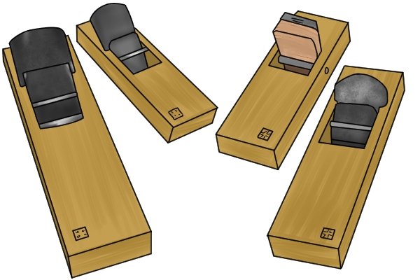 Que son as cepilladoras manuais xaponesas para madeira?