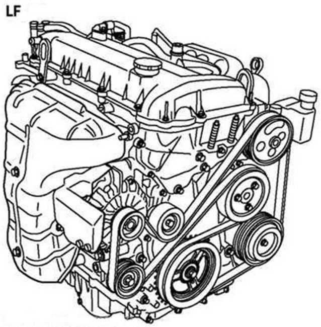 Двигатель Mazda MZR LF