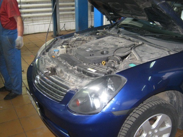 Двигатель Nissan VQ25DD