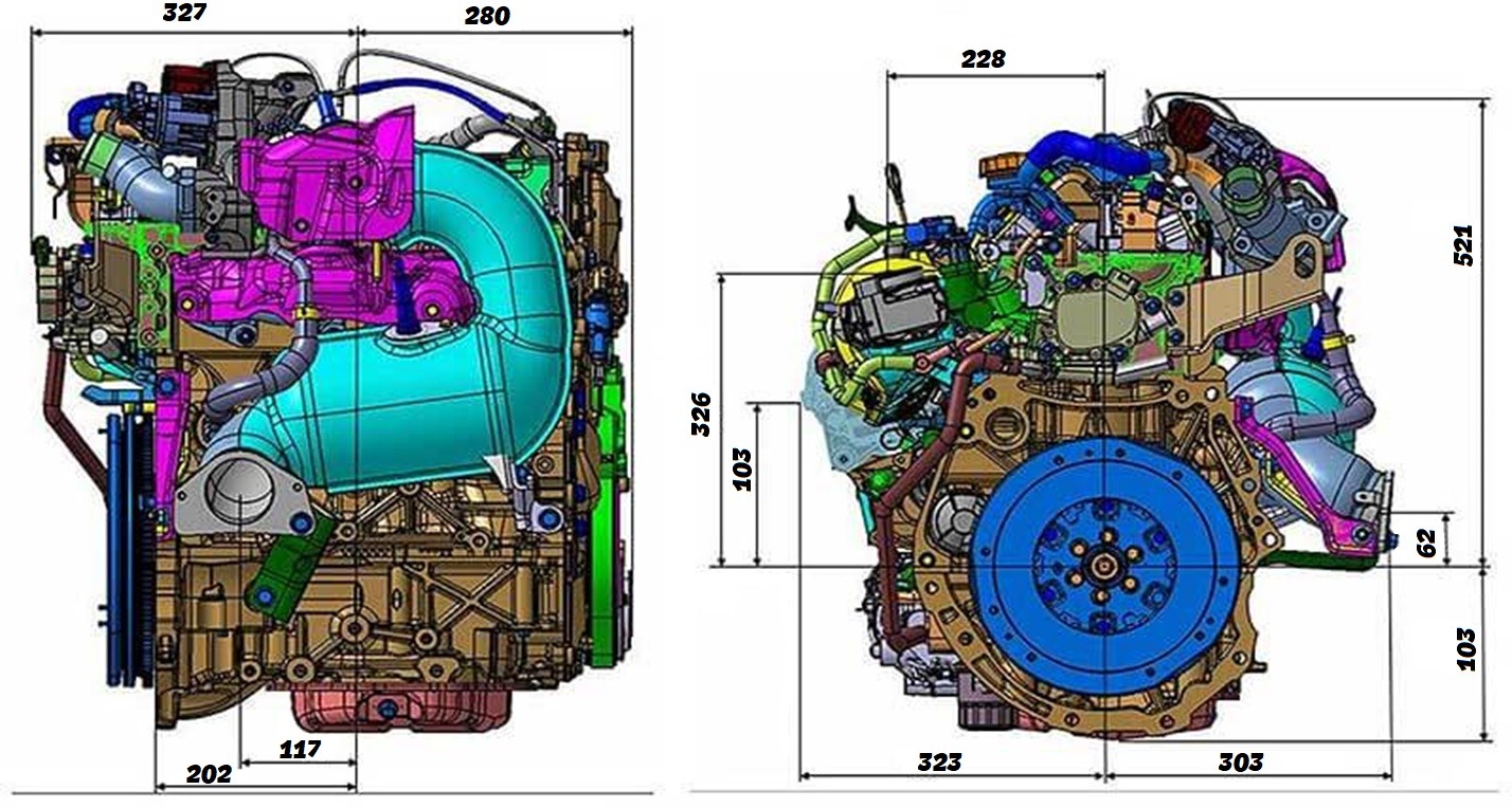 Двигатель Renault M5Mt