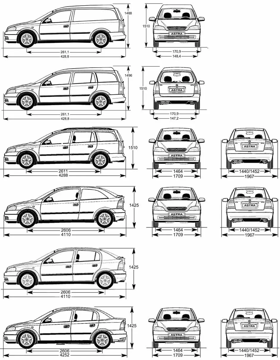 Двигатели Opel Astra