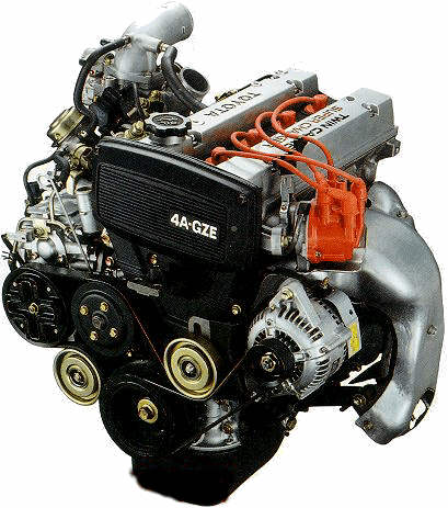 Двигатели Toyota 4A-GZE, 4A-FHE