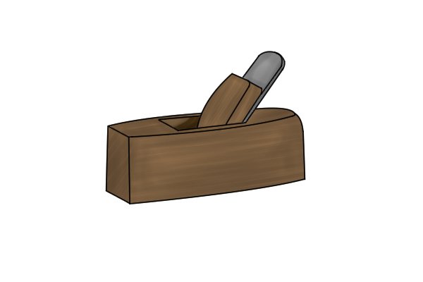 ما الأجزاء التي يتكون منها مقعد الطائرة الخشبي؟