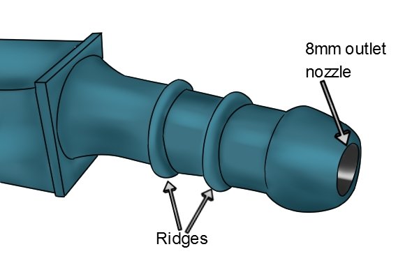 Из каких частей состоит газовый регулятор с болтовым креплением?