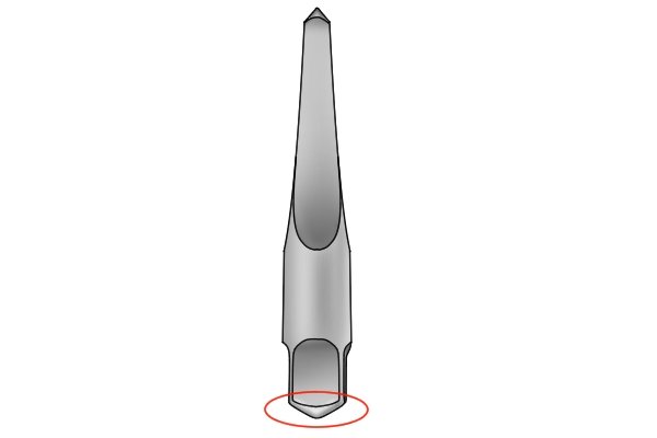What parts does a straight flute screw extractor consist of?