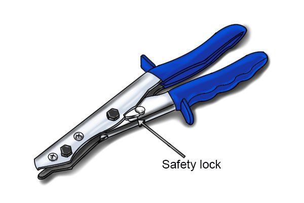 Из каких частей состоят ножницы для вырубки?