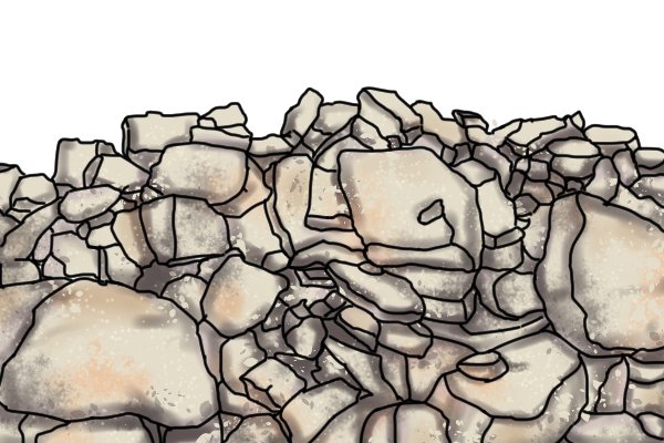 Как использовать копалку для разрушения камня или бетона?
