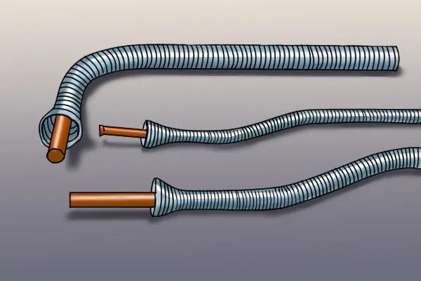 Как использовать пружину для гибки труб?