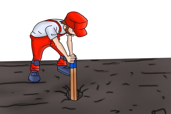 Как работает копатель ямы для столбов?
