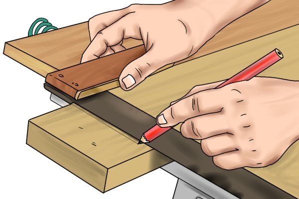 Как се режат дърва с кука за маса?