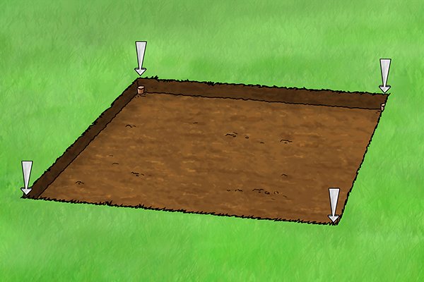 How to lay a patio or lay paving slabs?