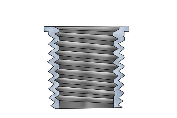 Как устроена цельная вставка с наружной резьбой?