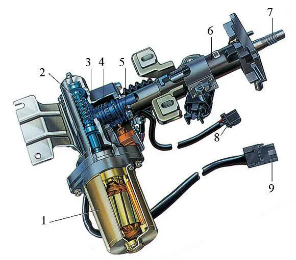 Назначение и установка электроусилителя руля на ВАЗ 2107