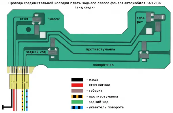 Задние фонари ВАЗ-2107: правила эксплуатации и технического обслуживания