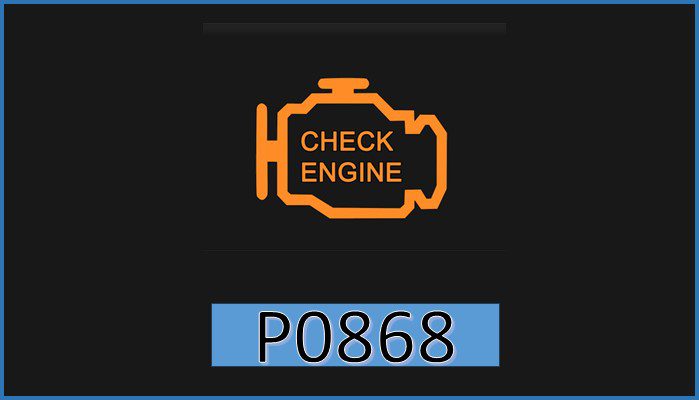 P0868 Niski tlak tekućine za prijenos