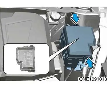 Hyundai Ioniq 5 (2022) – блок предохранителей и реле
