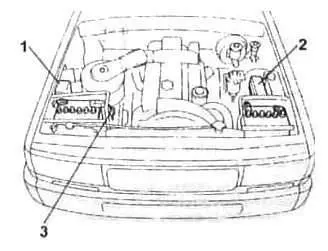 Toyota Land Cruiser 80/J80 (1990-1997) – блок предохранителей и реле