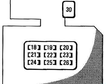 Toyota Tacoma (1995-1997) — блок предохранителей и реле