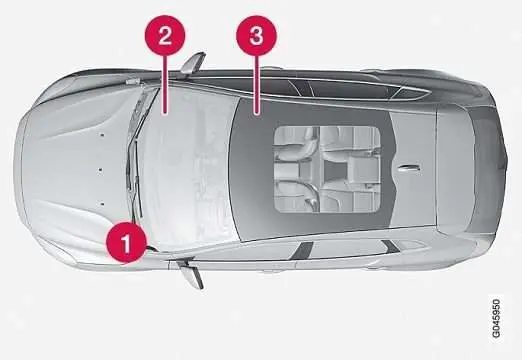Volvo V40 (2018) — блок предохранителей и реле