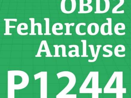 Описание кода неисправности P1244