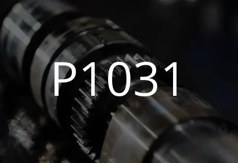 P1031 көйгөй кодунун сүрөттөлүшү.