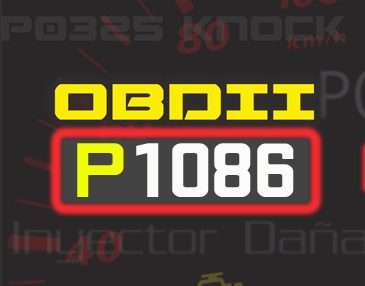 P1086 ақаулық кодының сипаттамасы.