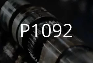 P1092 غلطي ڪوڊ جي وضاحت.