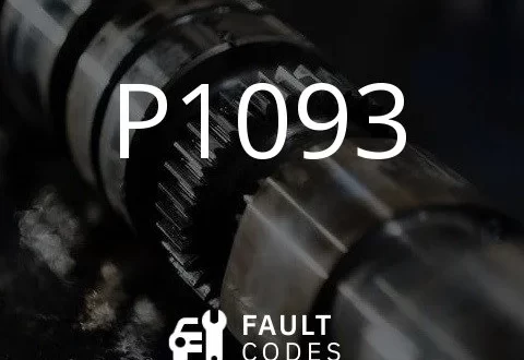 P1093 فالٹ کوڈ کی تفصیل۔