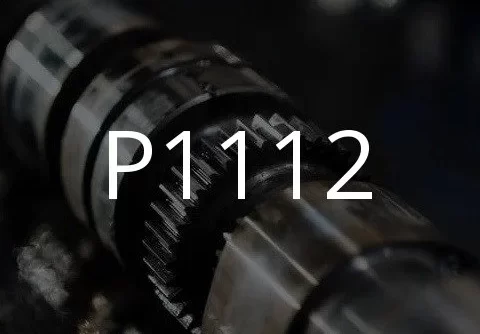 P1112 გაუმართაობის კოდის აღწერა.
